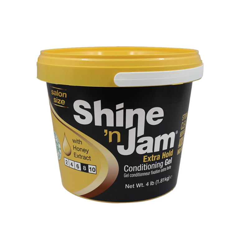 Ampro Shine n Jam Extra Hold Conditioning Gel - Extra Hold (4lbs Large Tub)