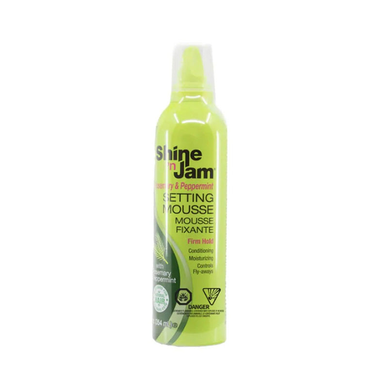 Ampro Shine-n-Jam Rosemary Setting Mousse - Firm Hold (12 oz)