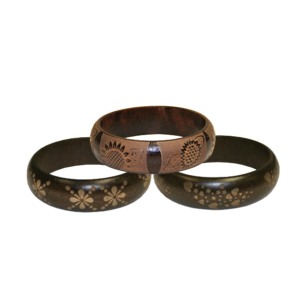 Assorted Wooden Bangles